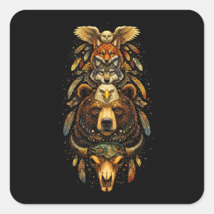 Adesivo Quadrado Totem Ascendente