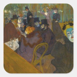 Adesivo Quadrado Toulouse-Lautrec - Na Rota