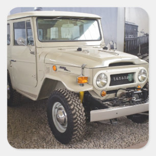 Adesivo Quadrado Toyota Land Cruiser BJ40