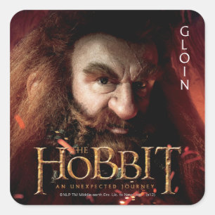 Adesivo Quadrado Trabalho de arte de Edição Limitada: Gloin