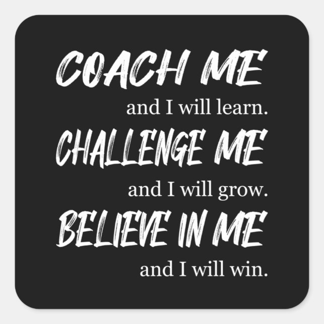 Adesivo Quadrado Trabalho em Equipe Espírito Trabalho em Equipe Jog (Frente)