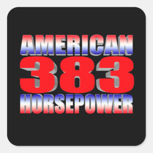 Adesivo Quadrado traçador chevy 383