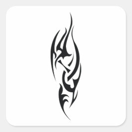 Adesivo Quadrado Traditional Tattoo Art Inspired Design