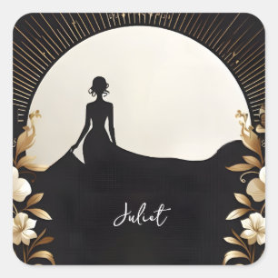 Adesivo Quadrado Traje Masculino Smoking Terno Preto Gravata Borbol