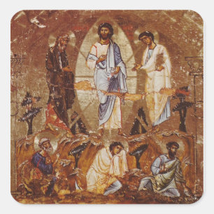 Adesivo Quadrado Transformação no Monte Sinai