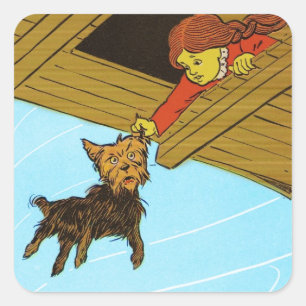 Adesivo Quadrado Travou Toto pela orelha