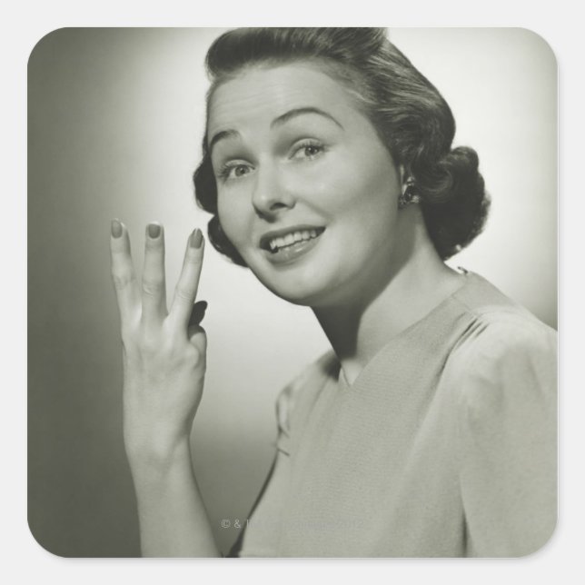 Adesivo Quadrado Três (Frente)