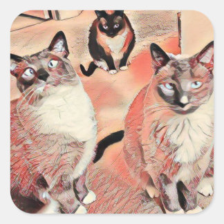 Adesivo Quadrado Três Brothers Sticker