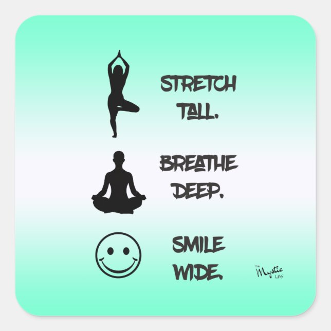 Adesivo Quadrado Três Lembretes Simples (Frente)