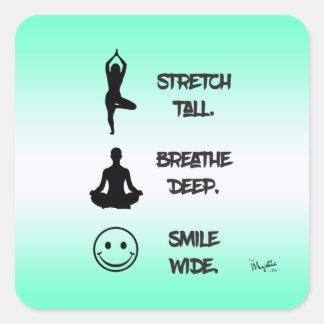 Adesivo Quadrado Três Lembretes Simples