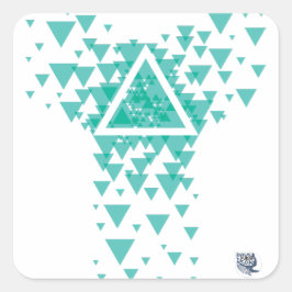 Adesivo Quadrado Triângulo