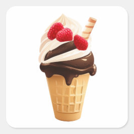 Adesivo Quadrado Triberry Gelatino