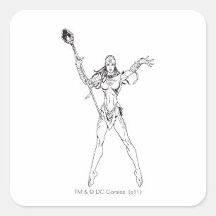 Adesivo Quadrado Tribo 6 do índigo