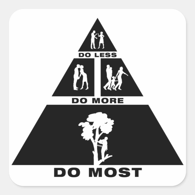 Adesivo Quadrado Trimmer de Árvore (Frente)