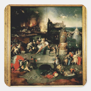 Adesivo Quadrado Triptych: A Tentação da Rua. Anthony