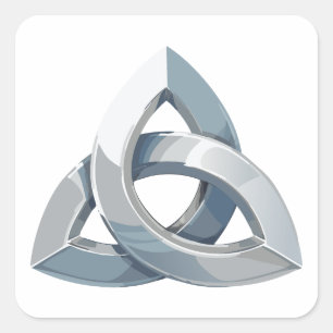 Adesivo Quadrado Triquetra