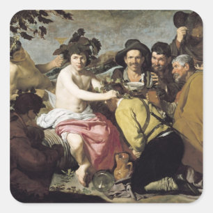 Adesivo Quadrado Triumph do Baco, 1628