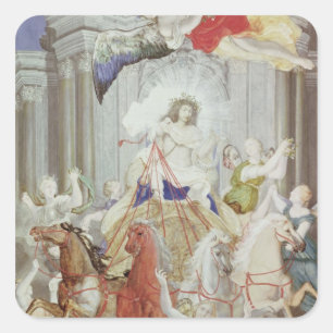 Adesivo Quadrado Triumph do rei Louis XIV de France