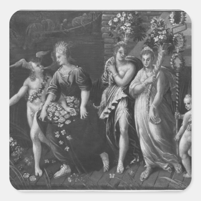 Adesivo Quadrado Triunfo da Primavera (Frente)