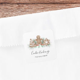 Adesivo Quadrado Troca de cookies