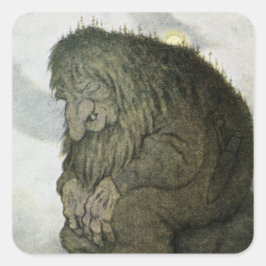 Adesivo Quadrado TROLL em repouso