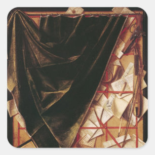 Adesivo Quadrado Trompe - l ' oeil