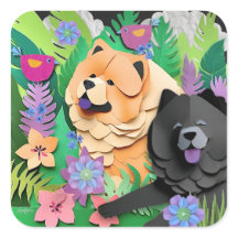 TROPIC TANGO Red Black Chow