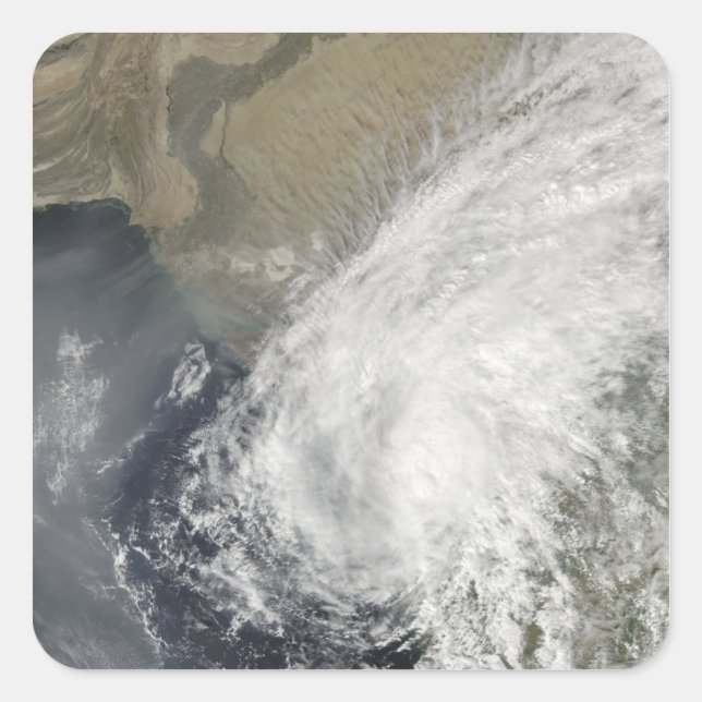 Adesivo Quadrado Tropical Storm Phyan (Frente)