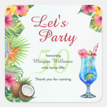 Tropical Summer Dine e Cocktail de 50° aniversário