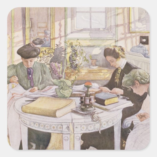 Adesivo Quadrado Trousseau, pub. em 'Lasst Licht Hinin' ('Let in Mo (Frente)