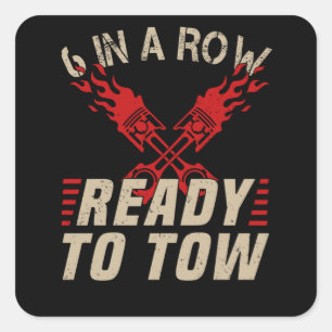 Adesivo Quadrado Truck Driver Truck Driver Direciona Vice-Caminhone