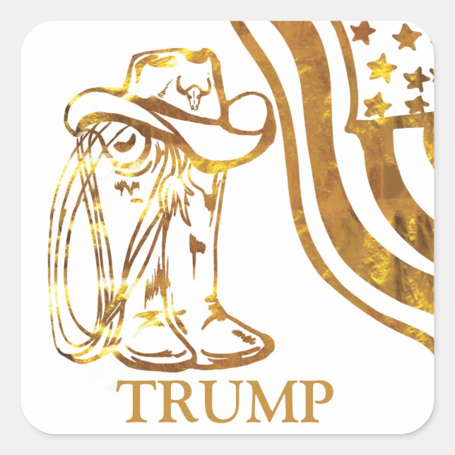 ADESIVO QUADRADO TRUMP (Frente)
