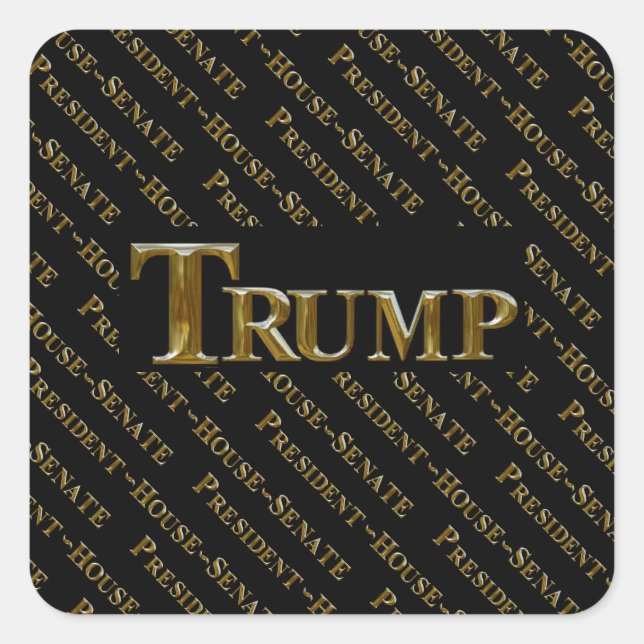 ADESIVO QUADRADO TRUMP 2024 (Frente)
