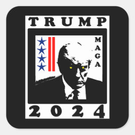 ADESIVO QUADRADO TRUMP 2024 RWB