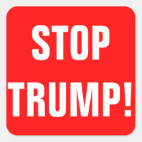 TRUMP Personalizável STOP Para O Presidente 2016