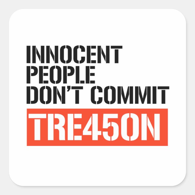 Adesivo Quadrado Trump TRE45ON (Frente)