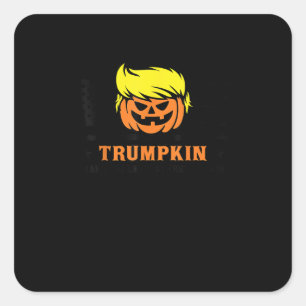 Adesivo Quadrado Trumpkin Torna O Excelente De Halloween Novamente 