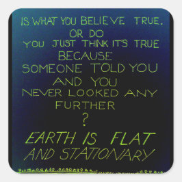 Adesivo Quadrado Truth Sticker