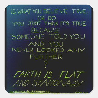 Adesivo Quadrado Truth Sticker