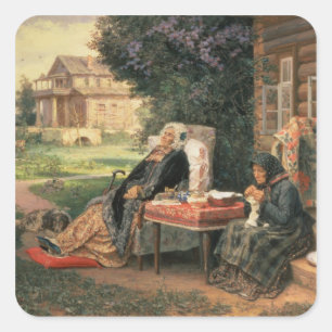Adesivo Quadrado Tudo no passado, 1889
