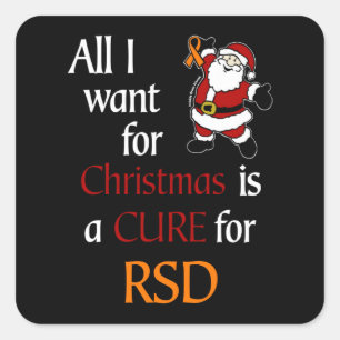 Adesivo Quadrado Tudo o que eu quero para Natal/Papais noeis...RSD