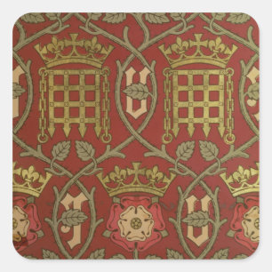 Adesivo Quadrado "Tudor aumentou", papel de parede da reprodução