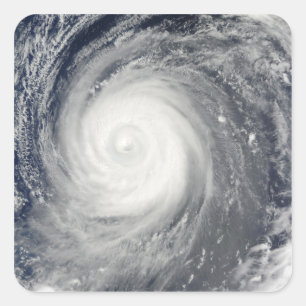 Adesivo Quadrado Tufão Choi-WAN ao sul de Japão, Oceano Pacífico