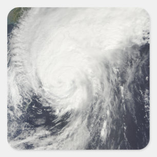 Adesivo Quadrado Tufão Melor que aproxima Japão