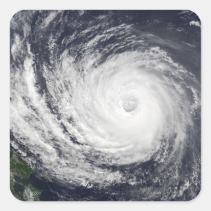Adesivo Quadrado Tufão Phanfone