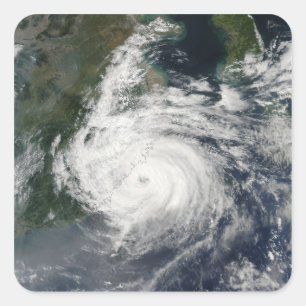 Adesivo Quadrado Tufão Sinlaku