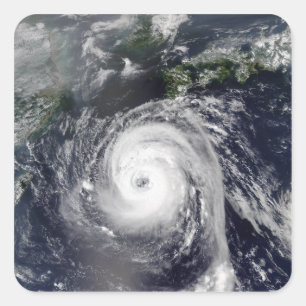 Adesivo Quadrado Tufão Sinlaku 2