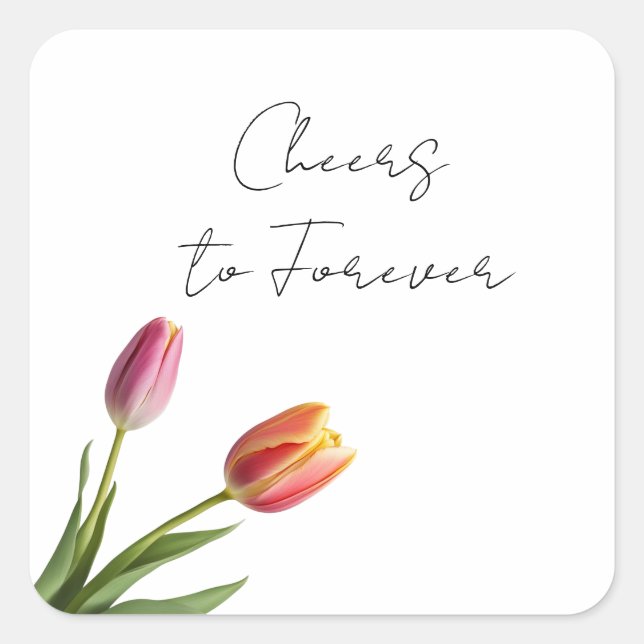 Adesivo Quadrado Tulip Tango (Frente)