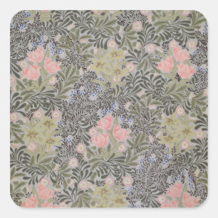 Adesivo Quadrado Tulipas, margaridas e chupas de mel