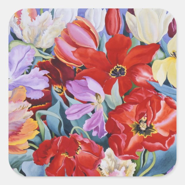 Adesivo Quadrado Tulipas Massadas 2003 (Frente)